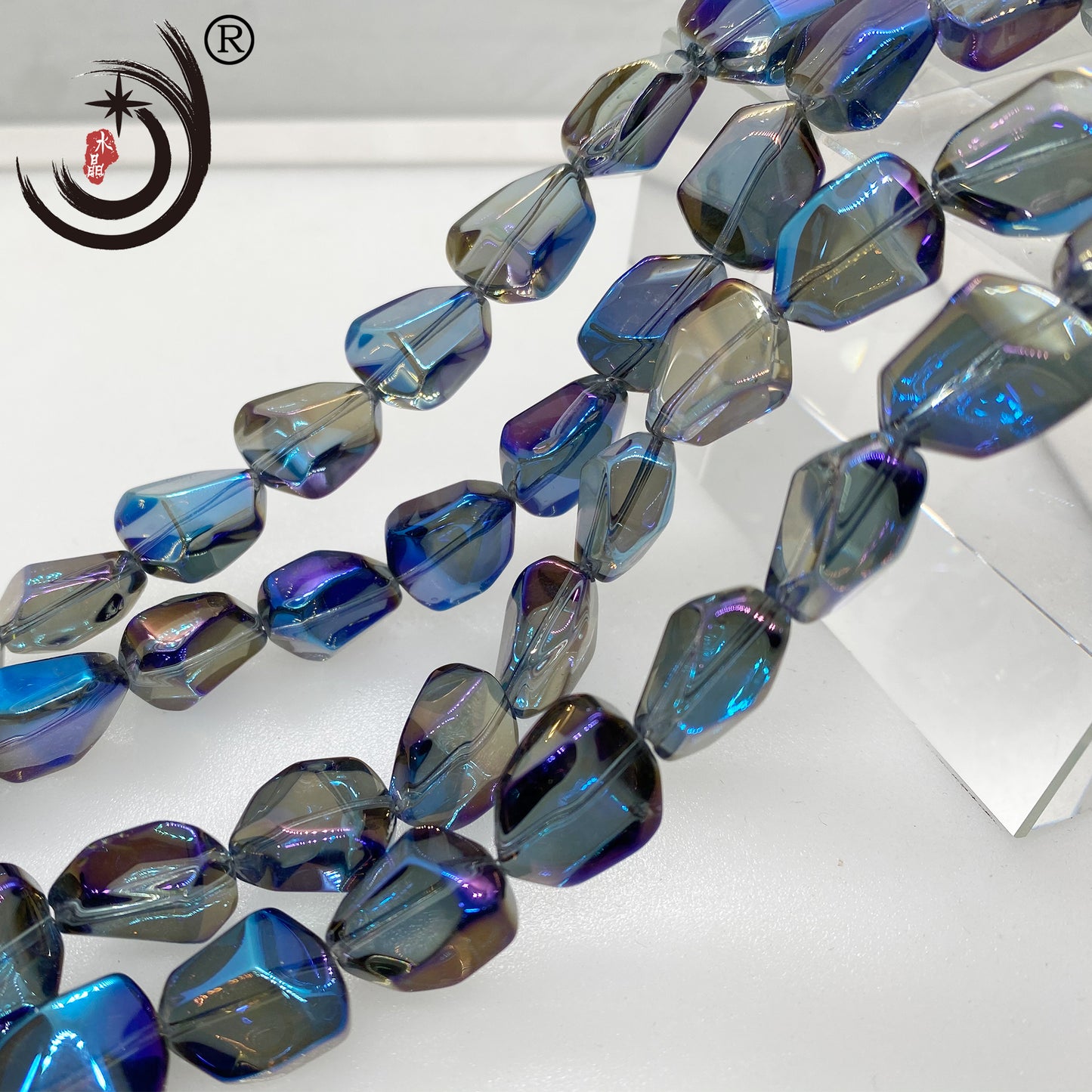 13*16MM Stone Shape Beads Glass Crystal Beads Wholesale For DIY Jewelry （20014）