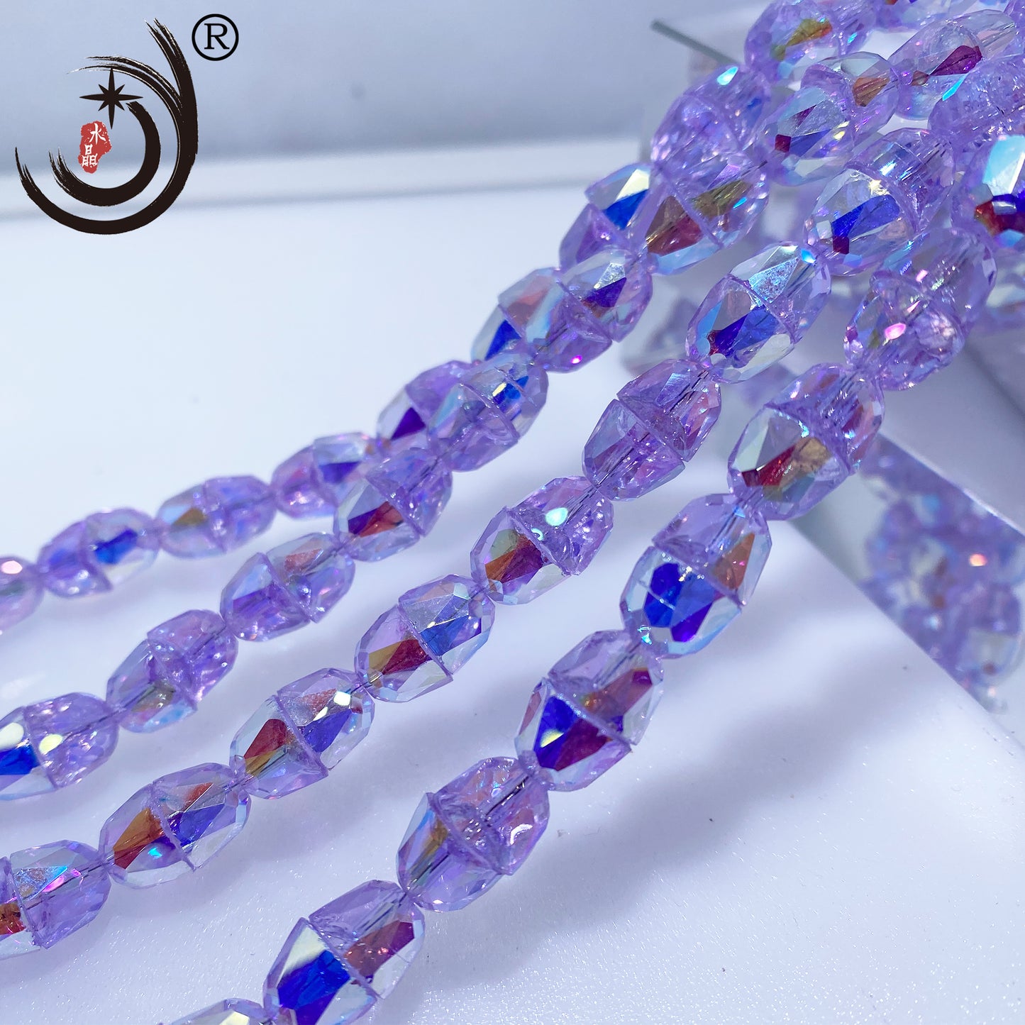 8MM Bell Beads Glass Crystal Beads Wholesale For DIY Jewelry （20001）