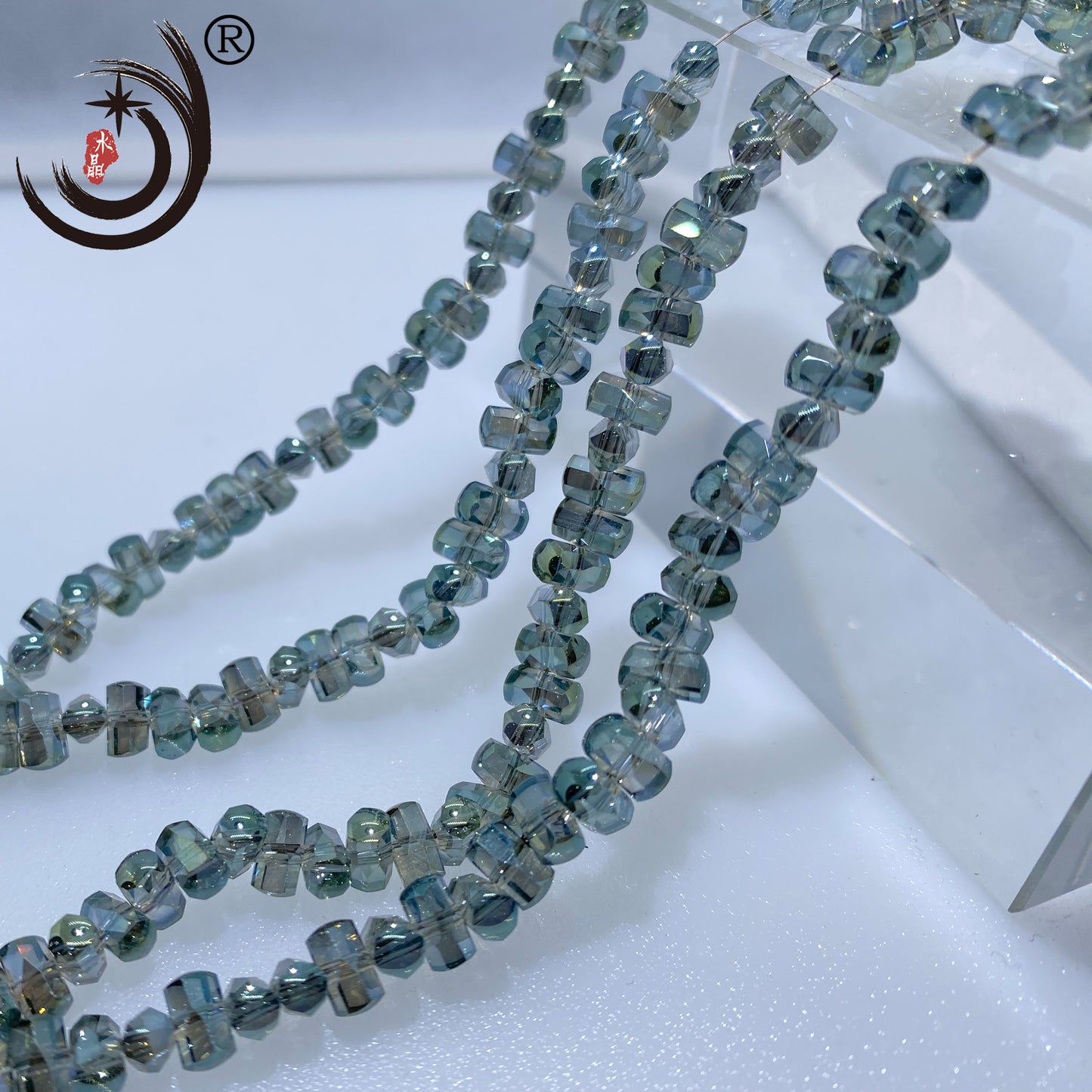 6MM Bone Beads Glass Crystal Beads Wholesale For DIY Jewelry (10019)