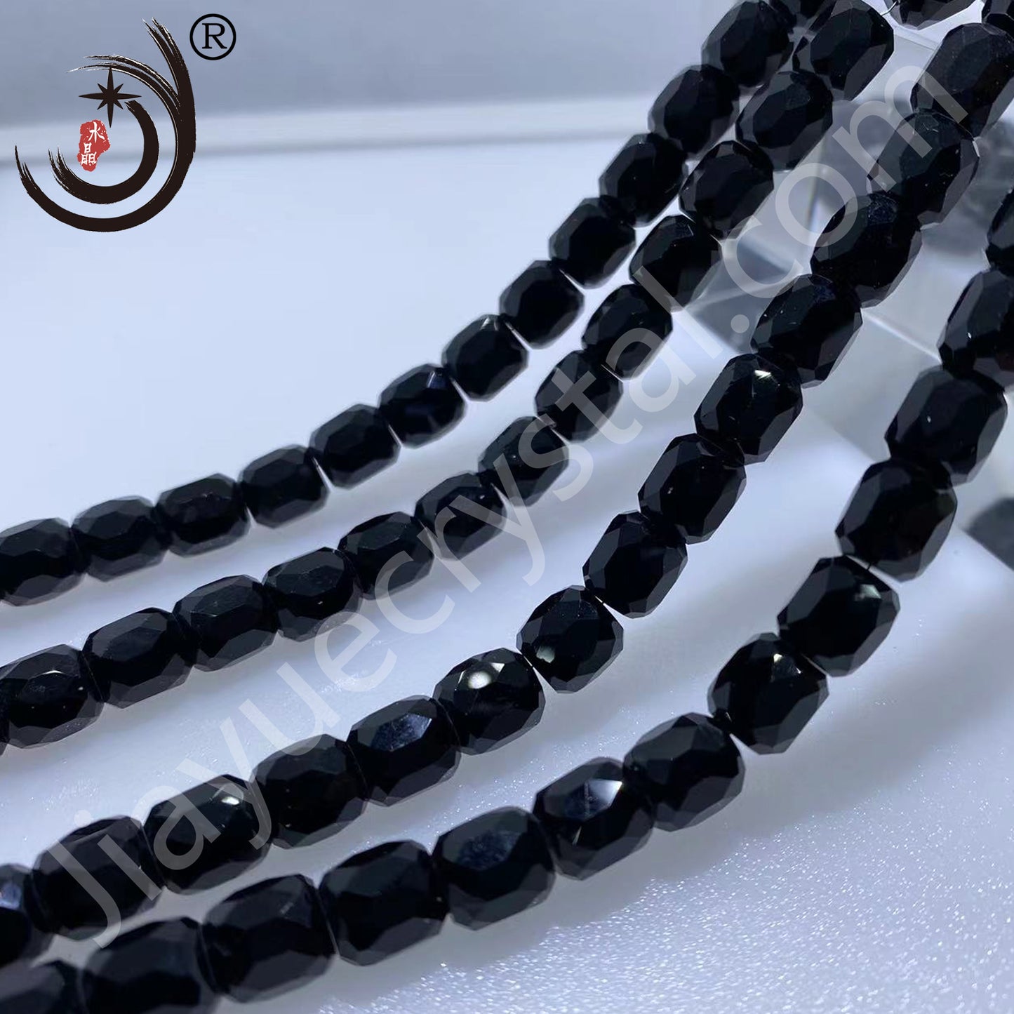 8MM Cylinder Crystal Glass Beads Whole Sale For Jewelry (10138)