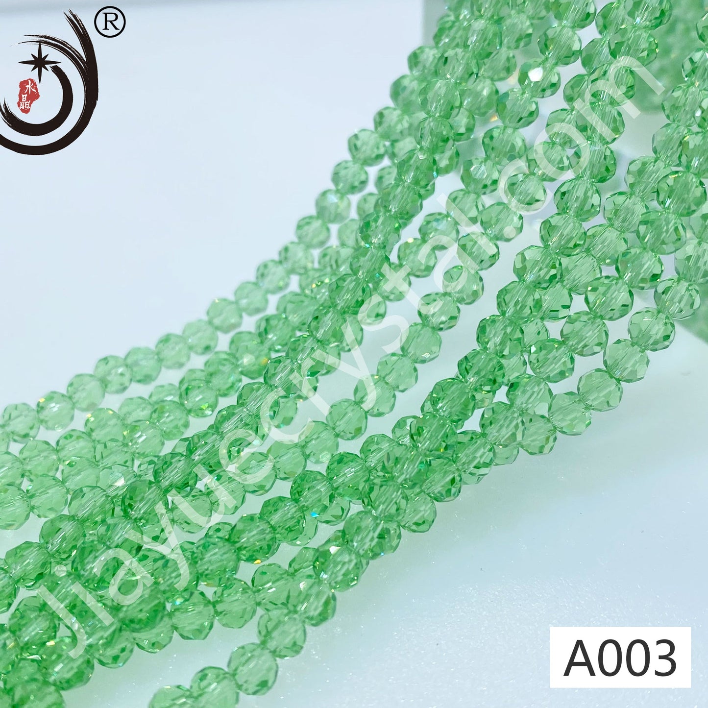 6MM Rondelle Beads Glass Crystal Beads Wholesale For DIY Jewelry (10005)