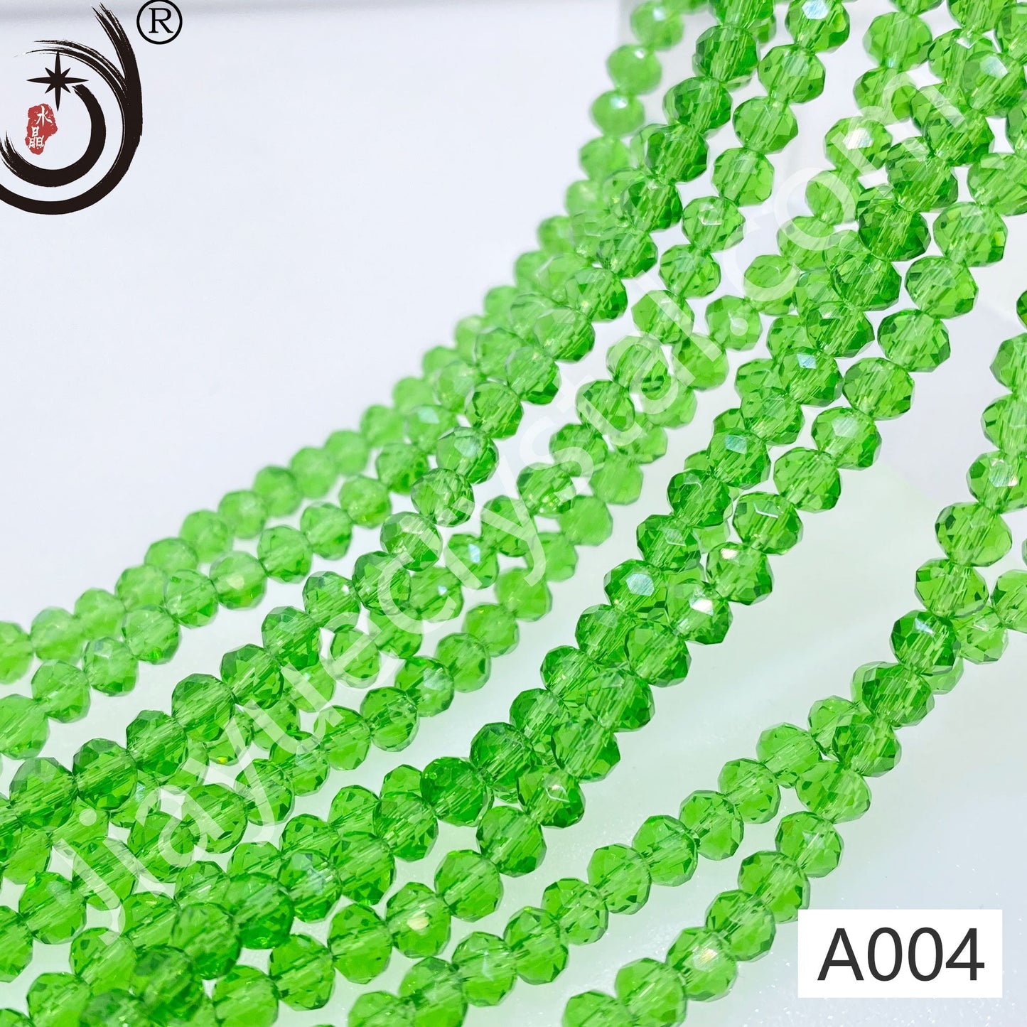 4MM Rondelle Beads Glass Crystal  Beads Wholesale For DIY Jewelry (10004)