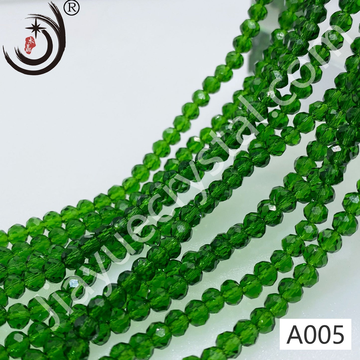 4MM Rondelle Beads Glass Crystal  Beads Wholesale For DIY Jewelry (10004)