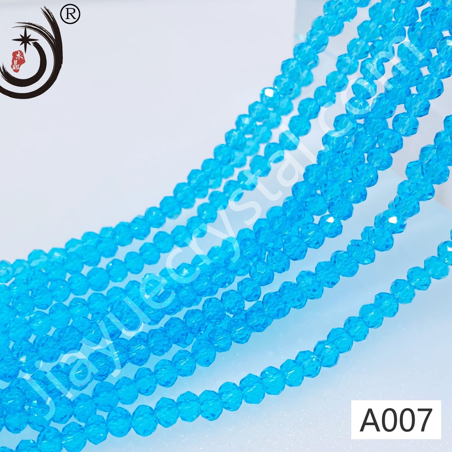 4MM Rondelle Beads Glass Crystal  Beads Wholesale For DIY Jewelry (10004)