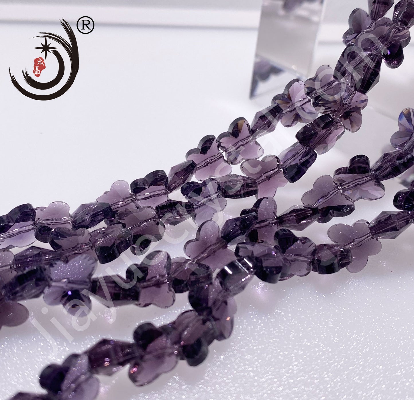 10MM/14MM Butterfly Beads Glass Crystal Beads Wholesale For DIY Jewelry(50034)