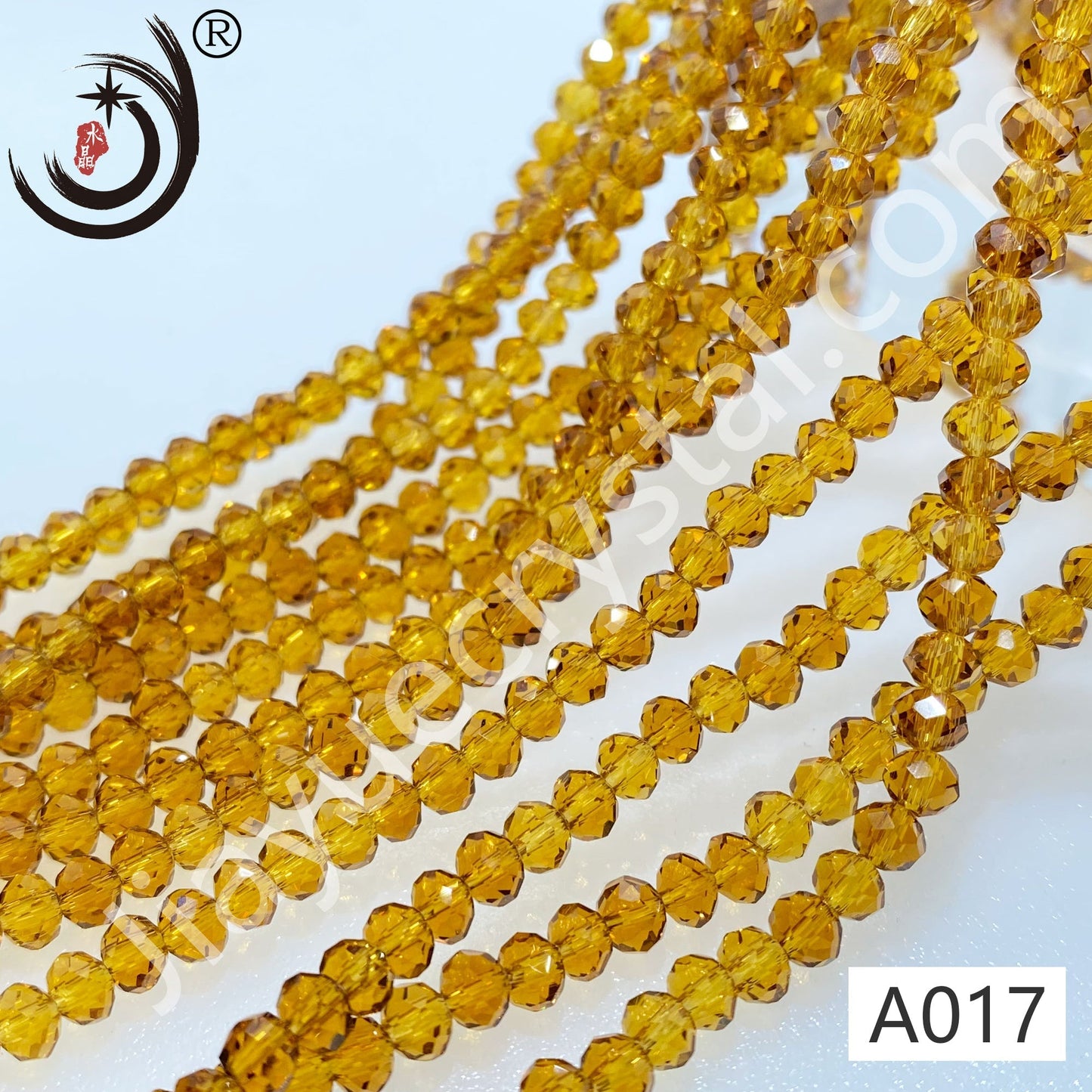 4MM Rondelle Beads Glass Crystal  Beads Wholesale For DIY Jewelry (10004)