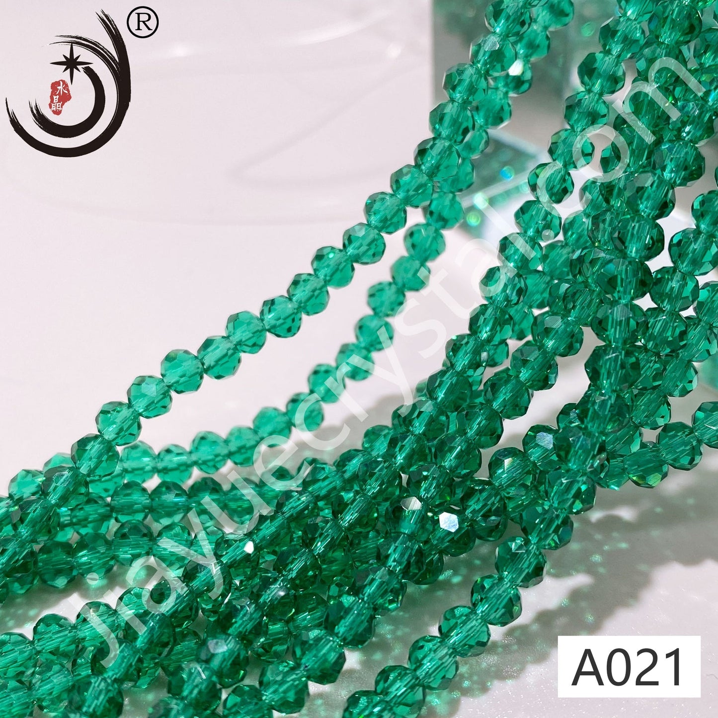 4MM Rondelle Beads Glass Crystal  Beads Wholesale For DIY Jewelry (10004)