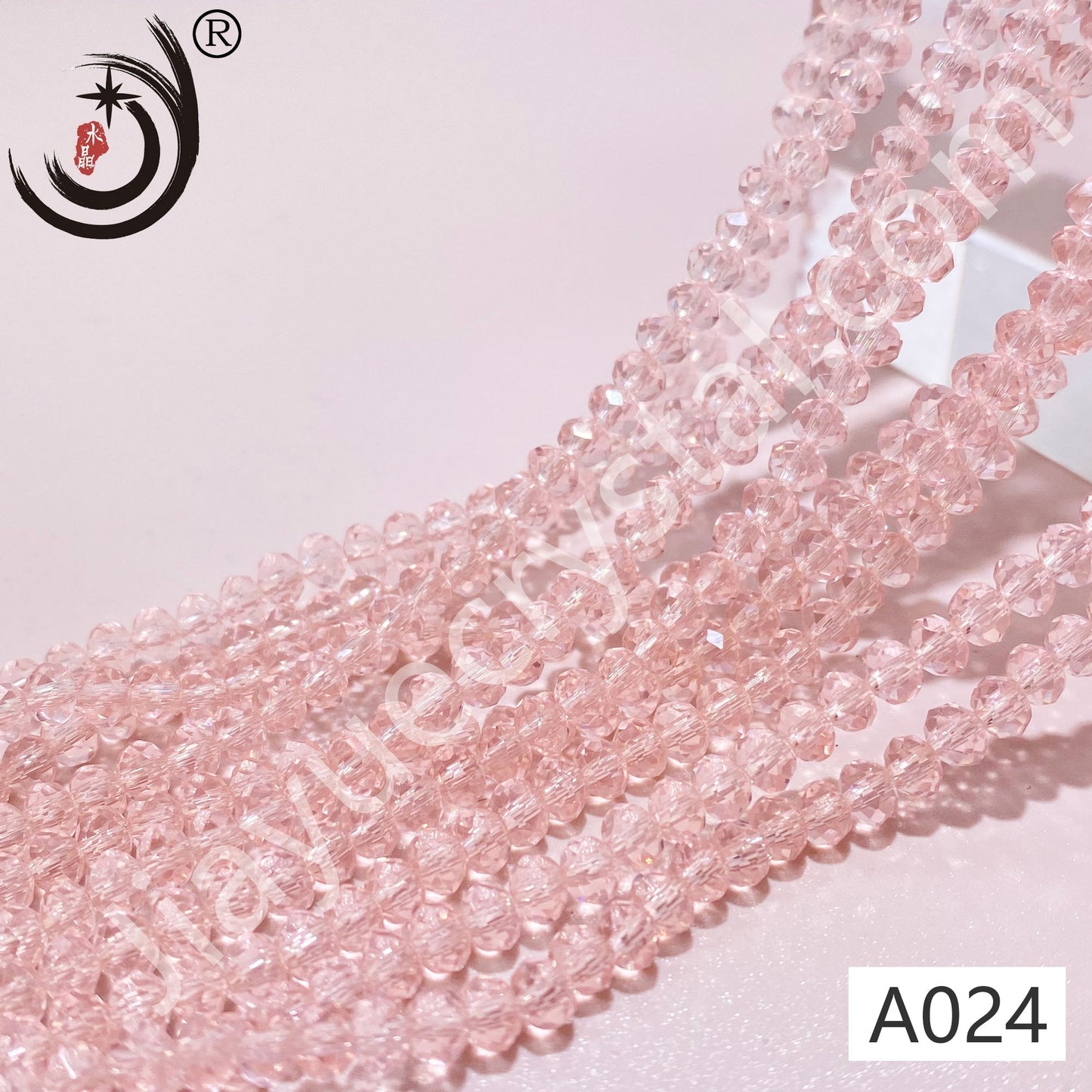 4MM Rondelle Beads Glass Crystal  Beads Wholesale For DIY Jewelry (10004)