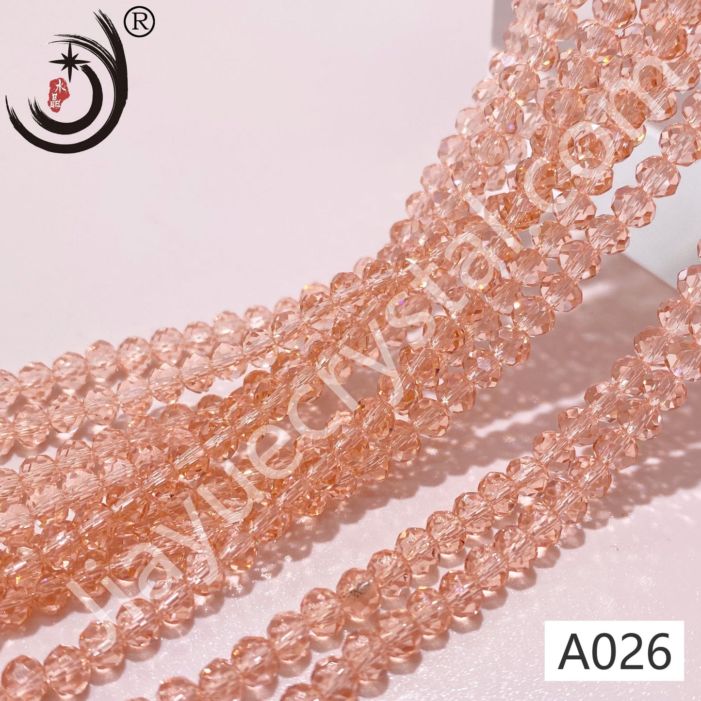 8MM Rondelle Beads Glass Crystal  Beads Wholesale For DIY Jewelry (10007)