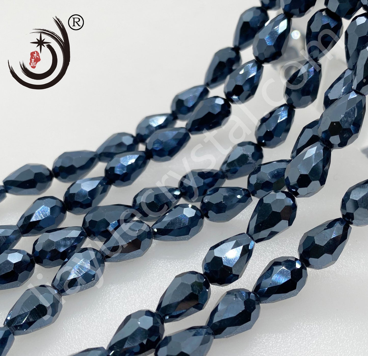 6MM/8MM Water Drop Crystal Glass Beads Whole Sale For DIY Jewelry (10050)