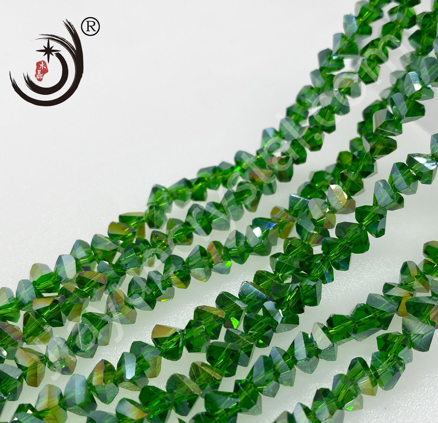 4MM/6MM Triangle Shape Crystal Glass Beads Wholesale For DIY Jewelry (15602)