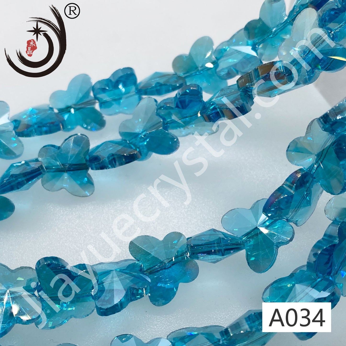 10MM/14MM Butterfly Beads Glass Crystal Beads Wholesale For DIY Jewelry(50034)