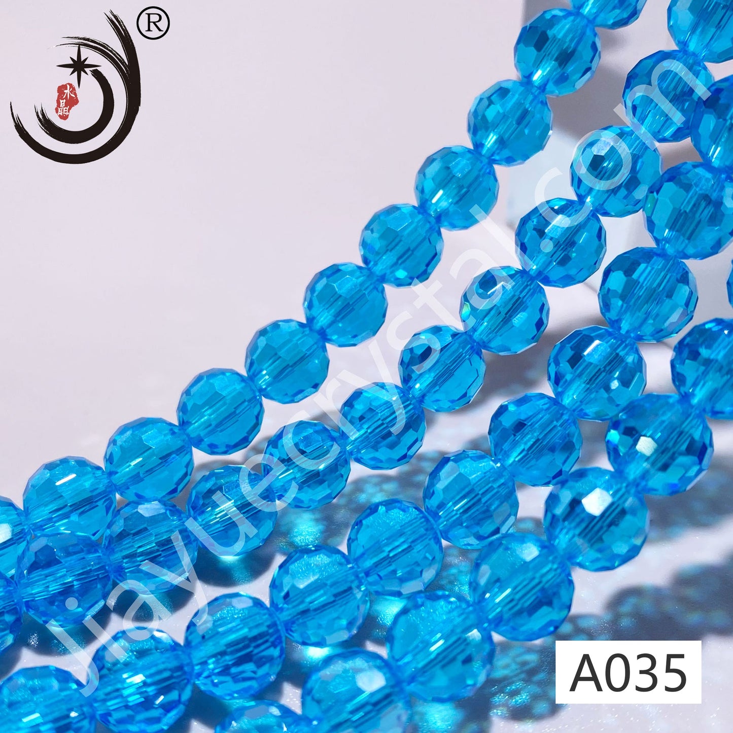 8MM 96 Faceted Round Crystal Glass Beads disco ball Wholesale For DIY Jewelry（10093）