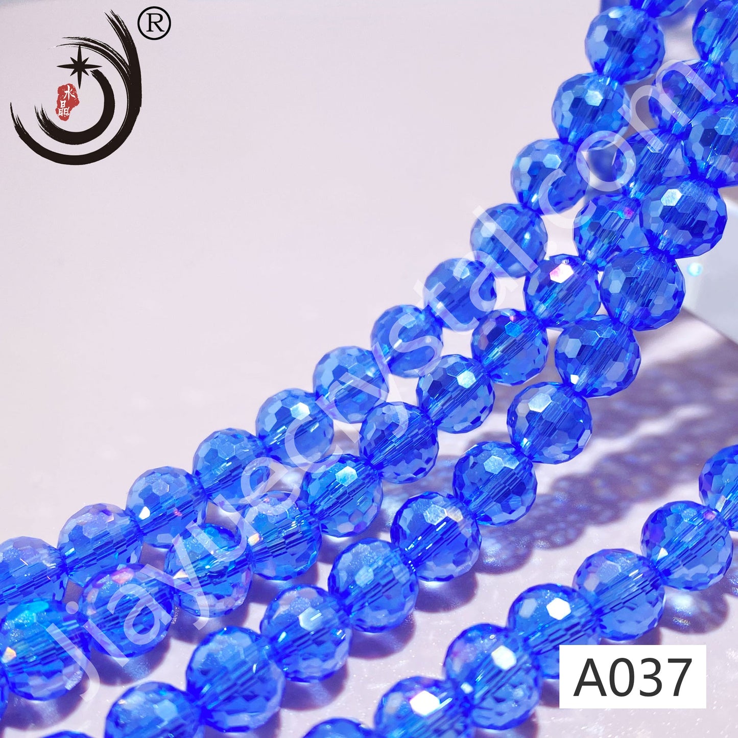 8MM 96 Faceted Round Crystal Glass Beads disco ball Wholesale For DIY Jewelry（10093）