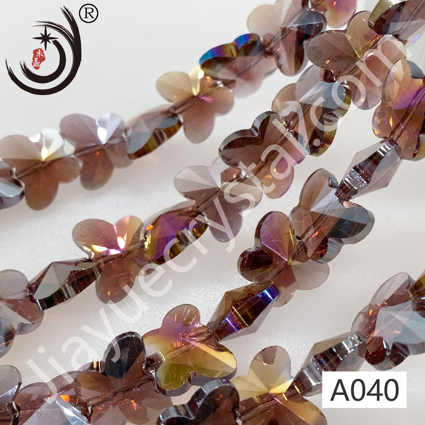 10MM/14MM Butterfly Beads Glass Crystal Beads Wholesale For DIY Jewelry(50034)