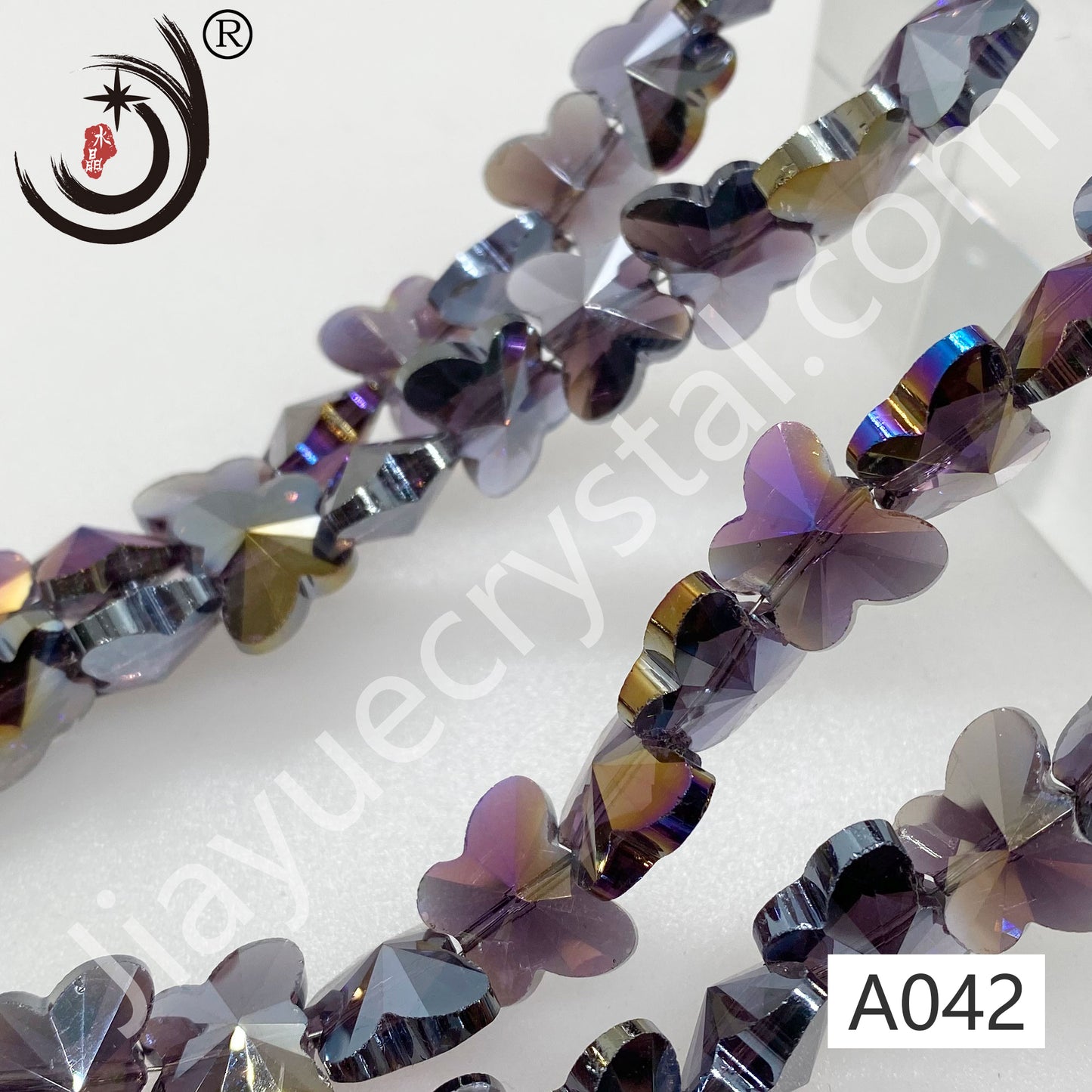 10MM/14MM Butterfly Beads Glass Crystal Beads Wholesale For DIY Jewelry(50034)