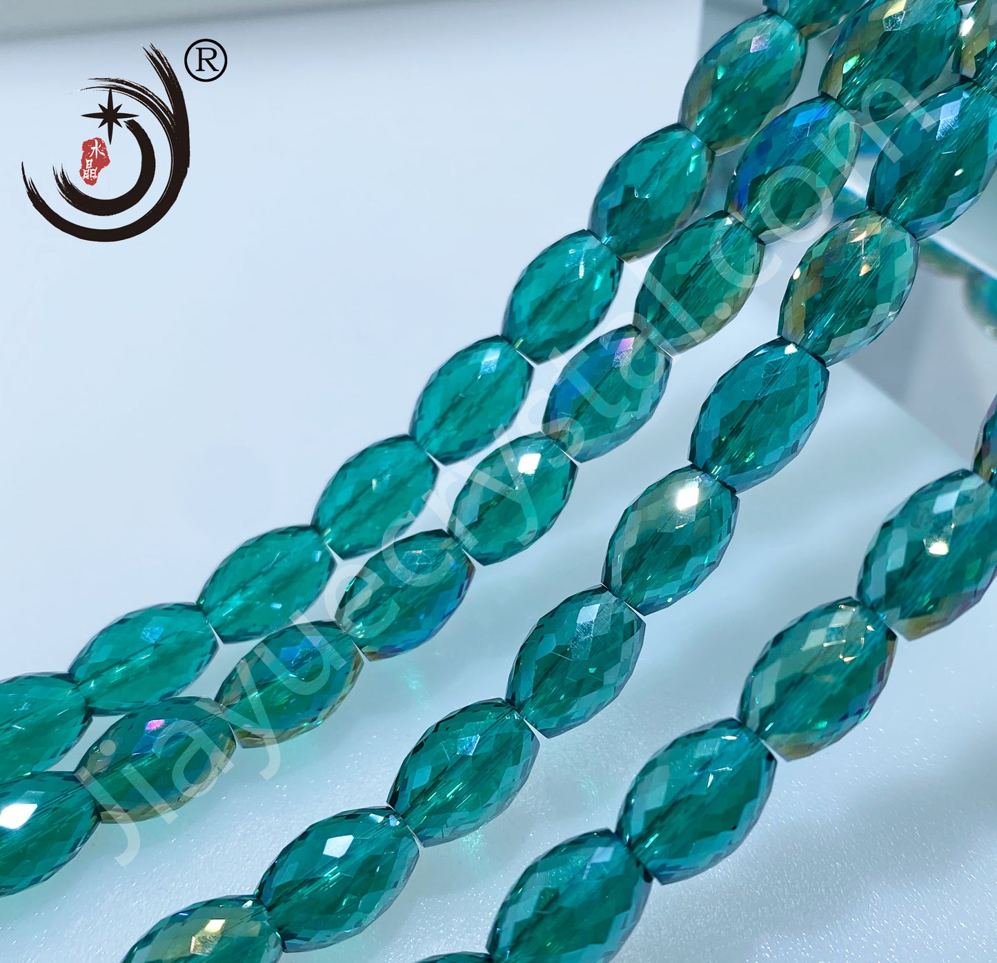 8MM Drum Beads Crystal Glass Beads Wholesale For DIY Jewelry (10108）