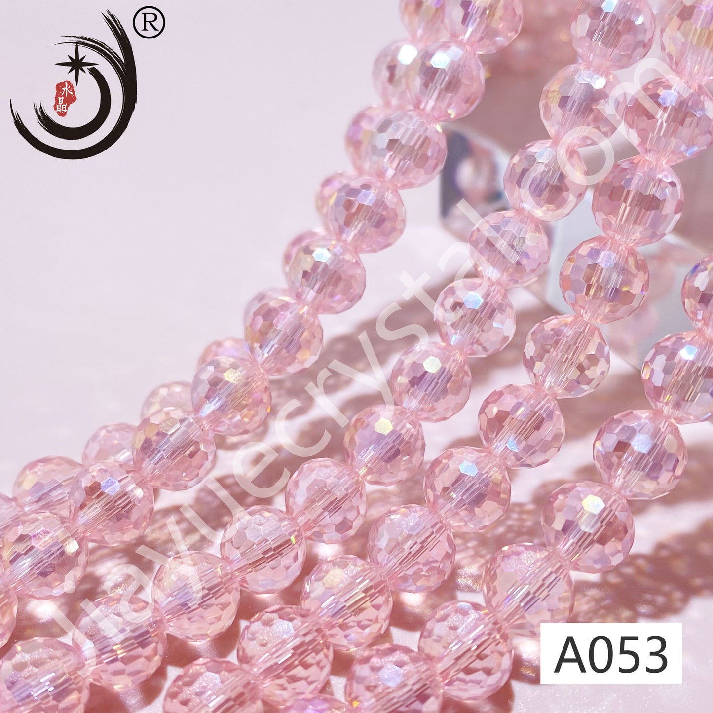  6MM 96 Faceted Round Crystal Glass Beads disco ball Wholesale For DIY Jewelry（10090）