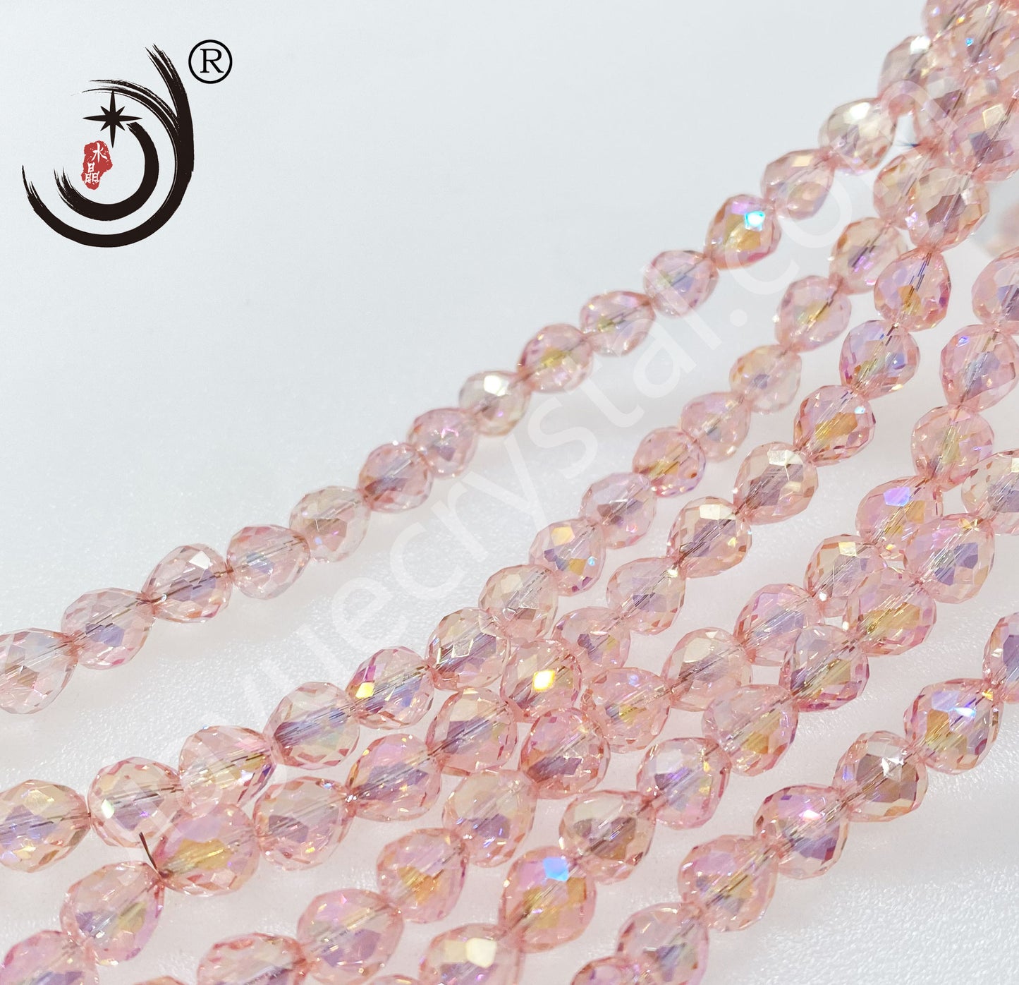 8MM Strawberries Crystal Glass Beads Whole Sale For DIY Jewelry (10123)