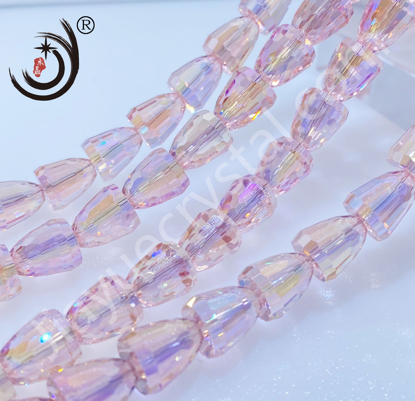 10*12MM Bread Shape Crystal Glass Beads Whole Sale For DIY Jewelry （15800)