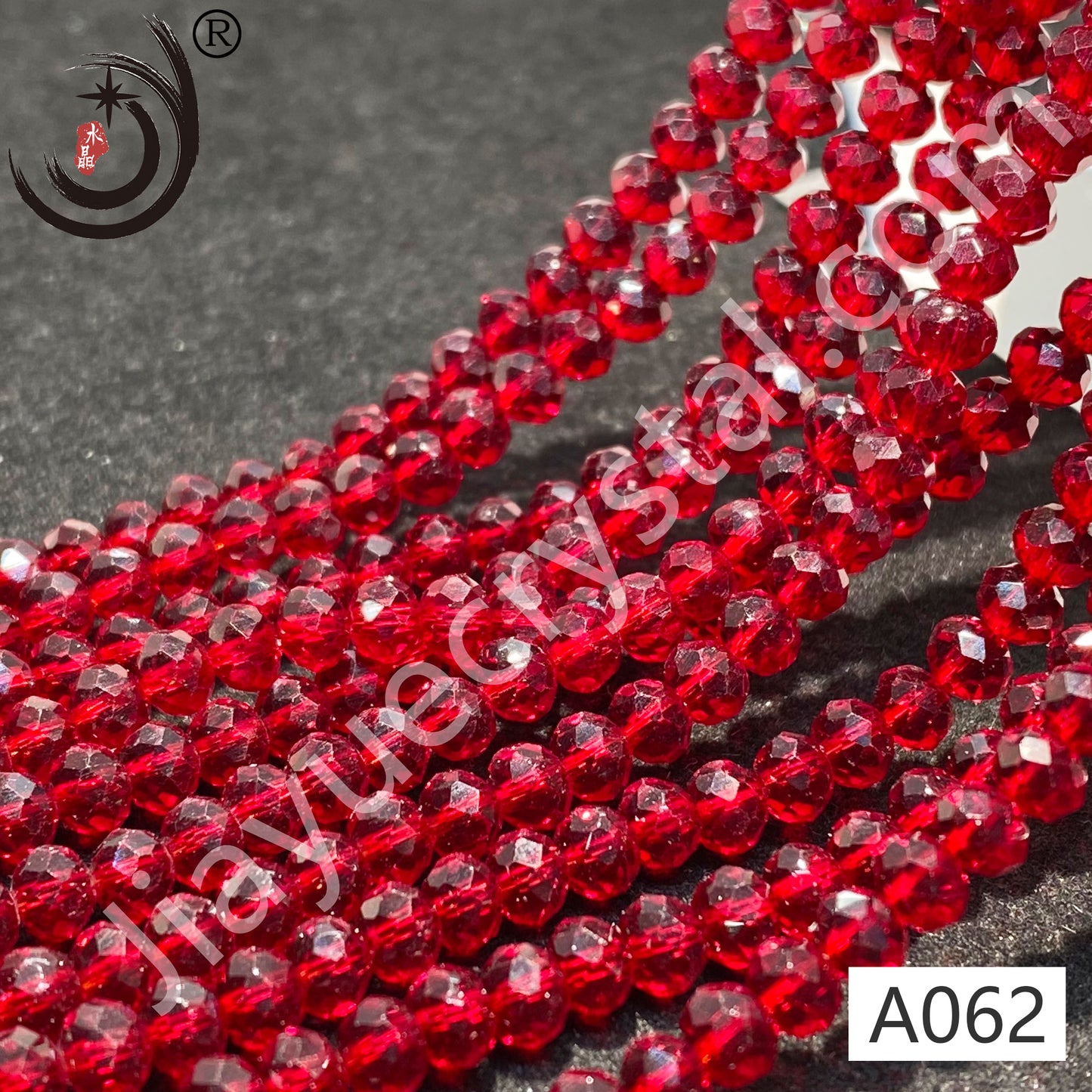 1MM Rondelle Beads Glass Crystal  Beads Wholesale For DIY Jewelry (10001)