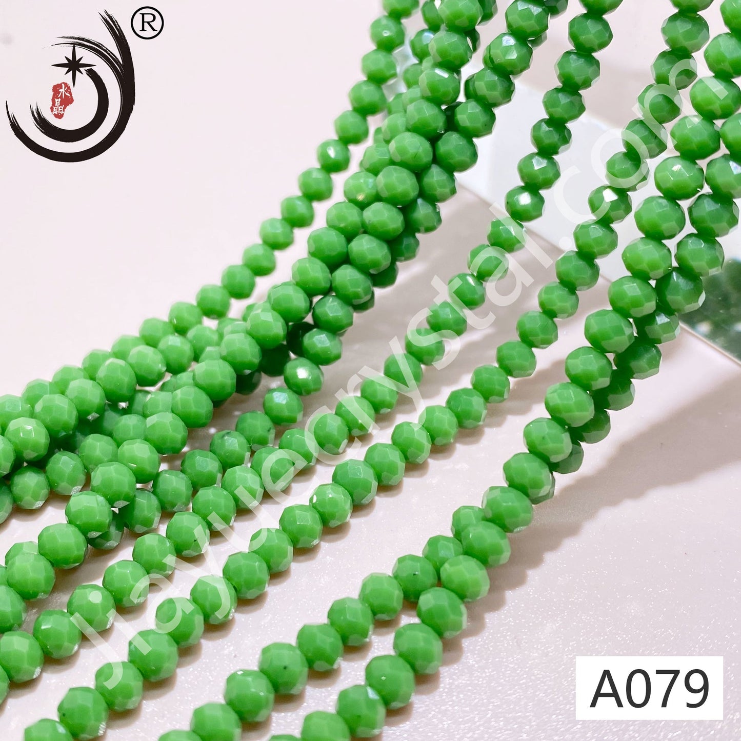 4MM Rondelle Beads Glass Crystal  Beads Wholesale For DIY Jewelry (10004)