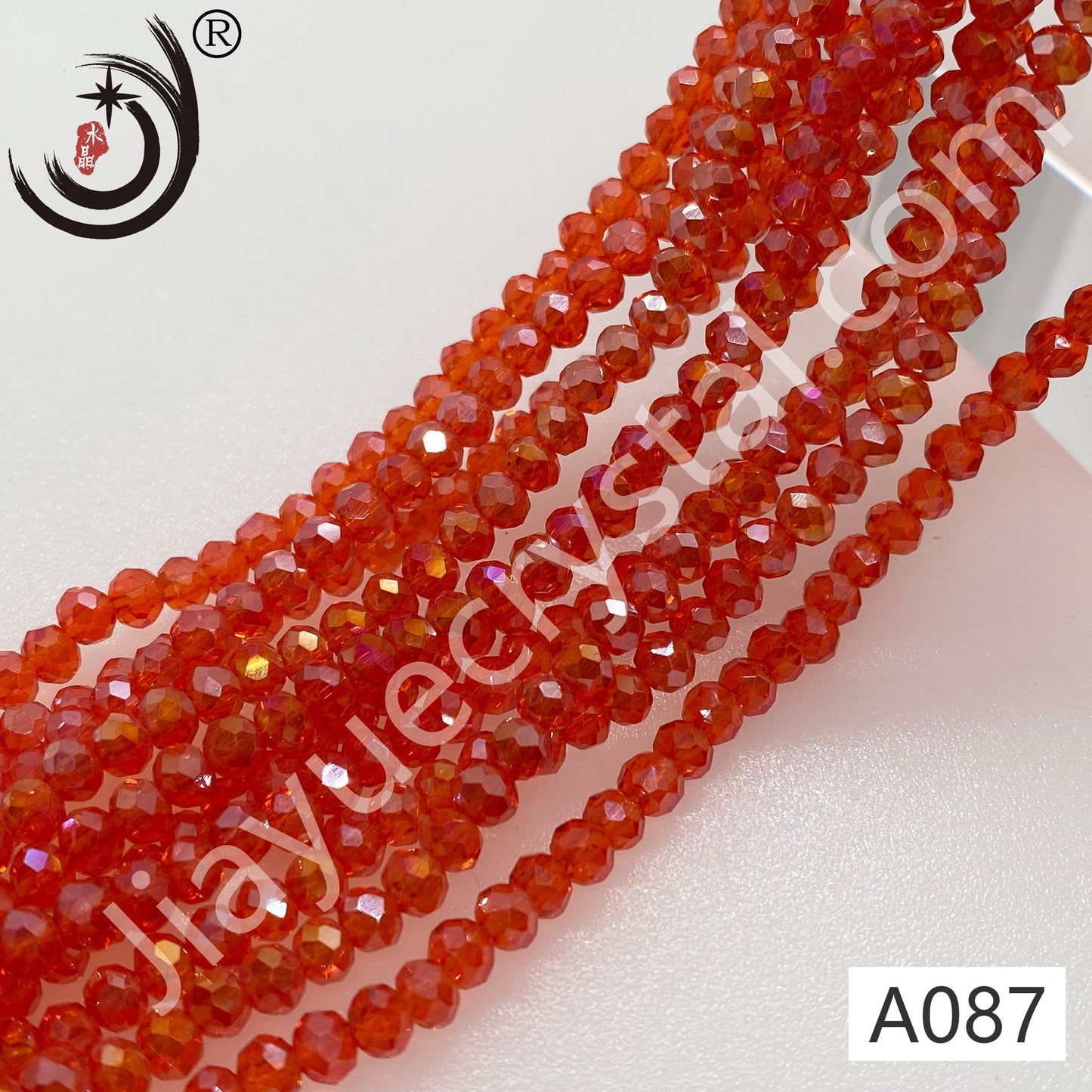 4MM Rondelle Beads Glass Crystal  Beads Wholesale For DIY Jewelry (10004)