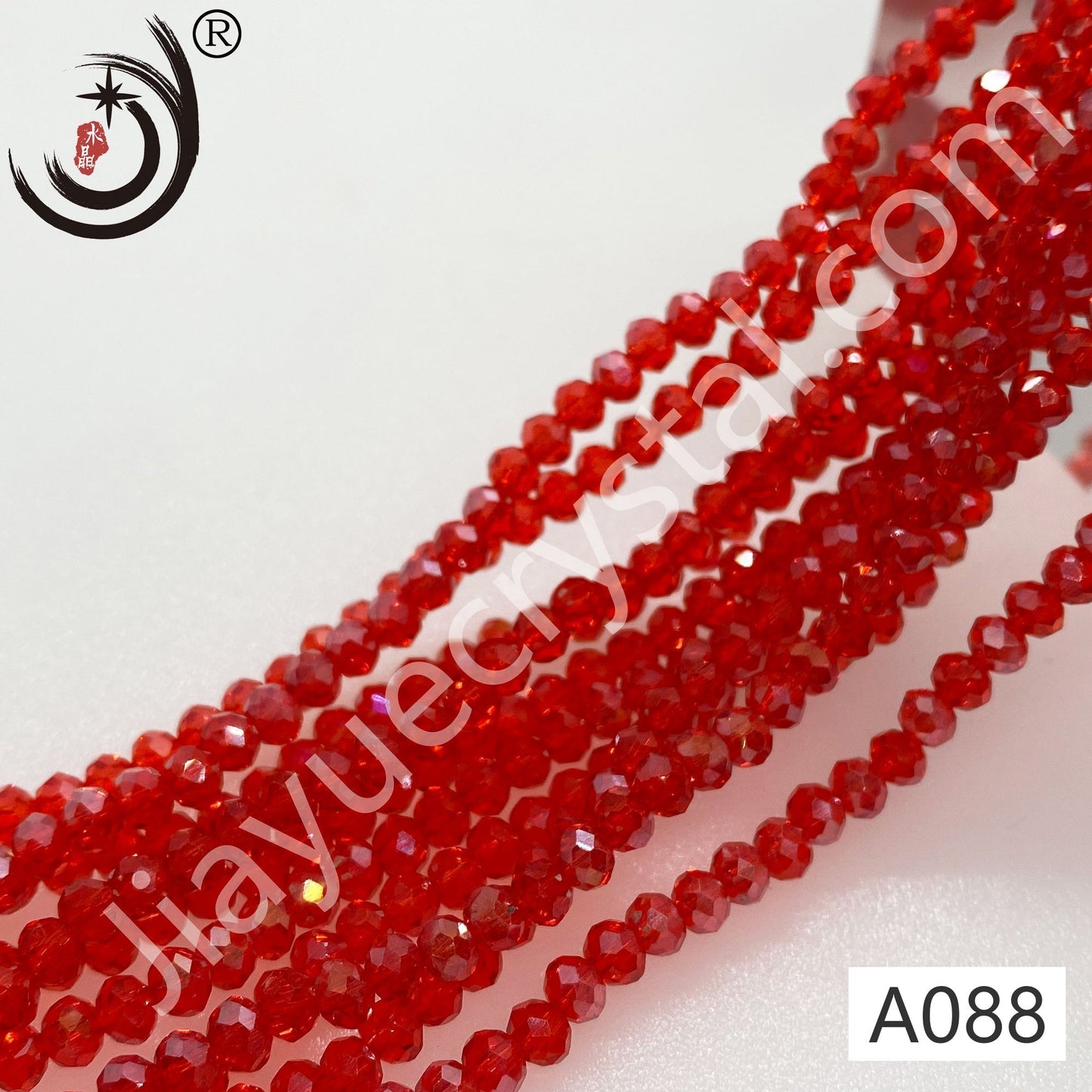 4MM Rondelle Beads Glass Crystal  Beads Wholesale For DIY Jewelry (10004)