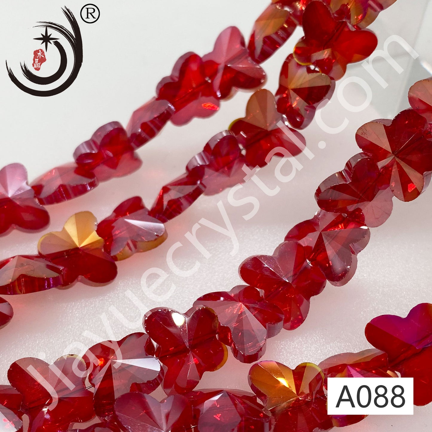 10MM/14MM Butterfly Beads Glass Crystal Beads Wholesale For DIY Jewelry(50034)