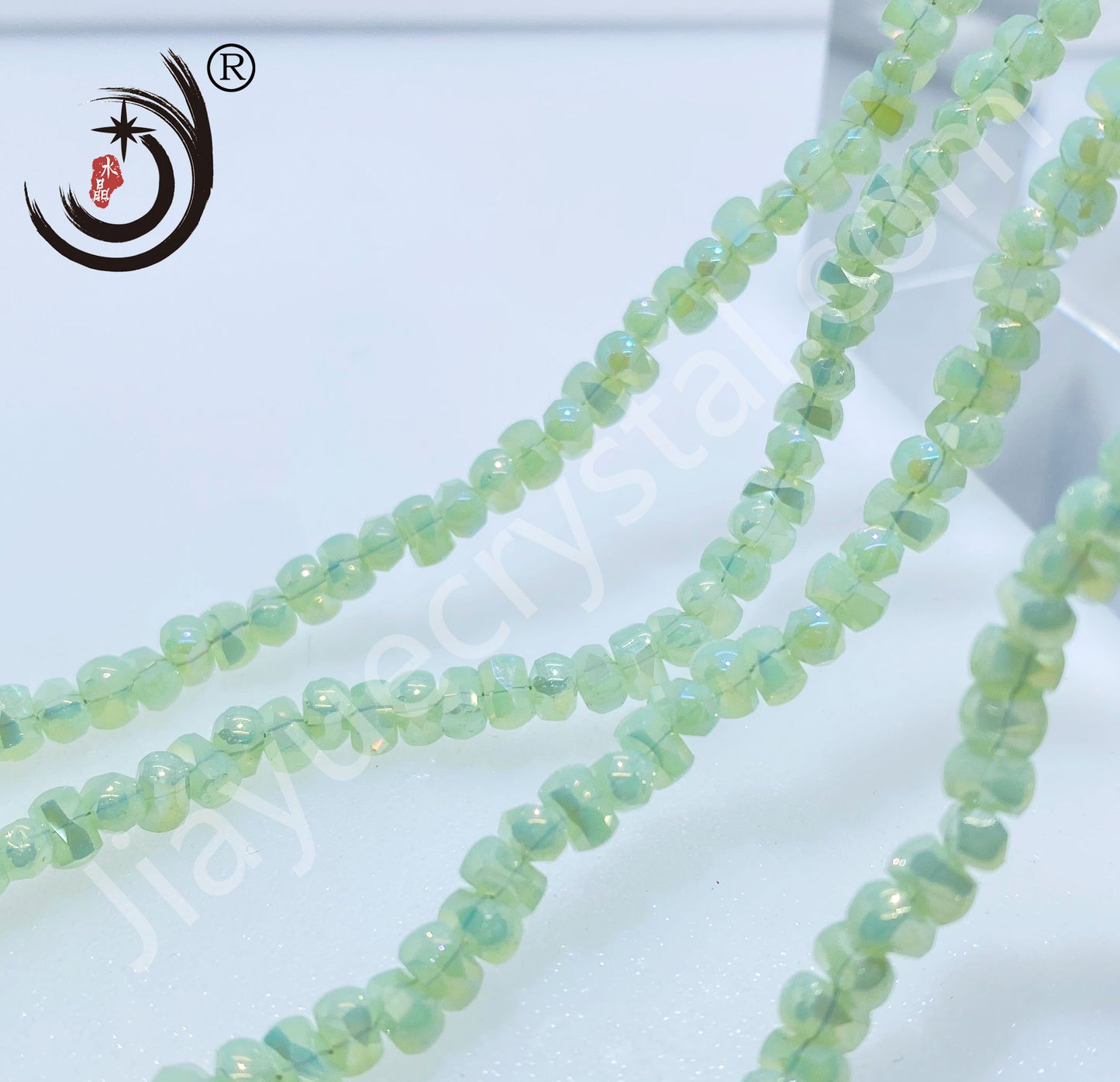 6MM Bone Beads Glass Crystal Beads Wholesale For DIY Jewelry (10019)