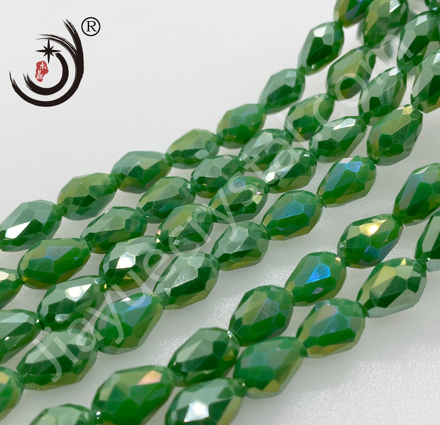 6MM/8MM Water Drop Crystal Glass Beads Whole Sale For DIY Jewelry (10050)