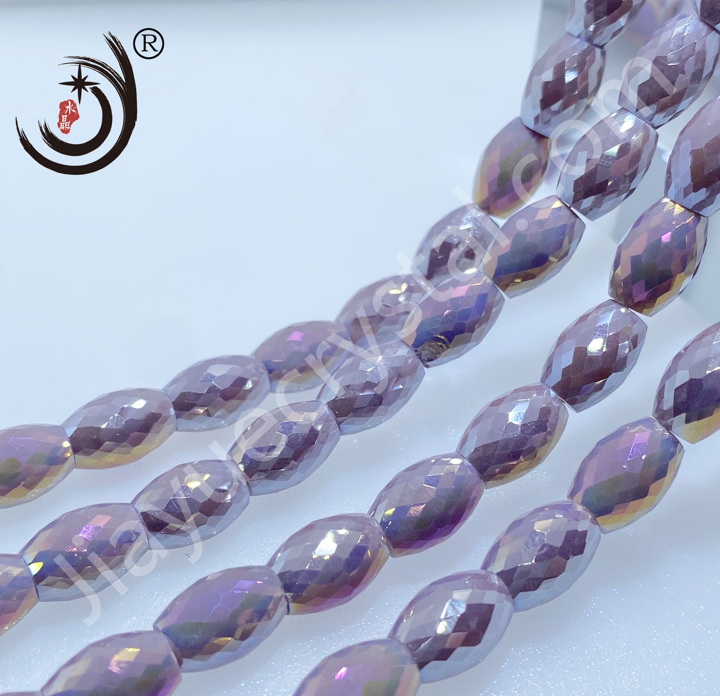 8MM Drum Beads Crystal Glass Beads Wholesale For DIY Jewelry (10108）