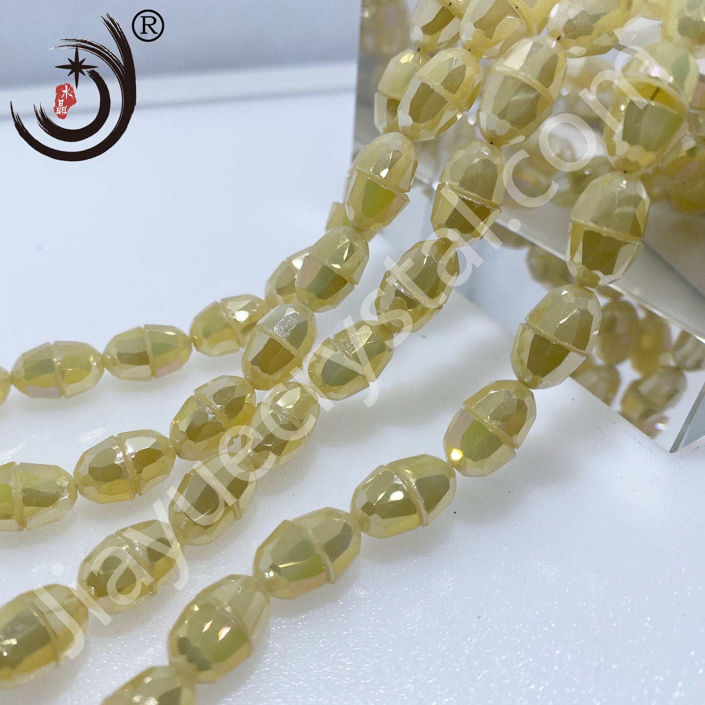 8MM Bell Beads Glass Crystal Beads Wholesale For DIY Jewelry （20001）