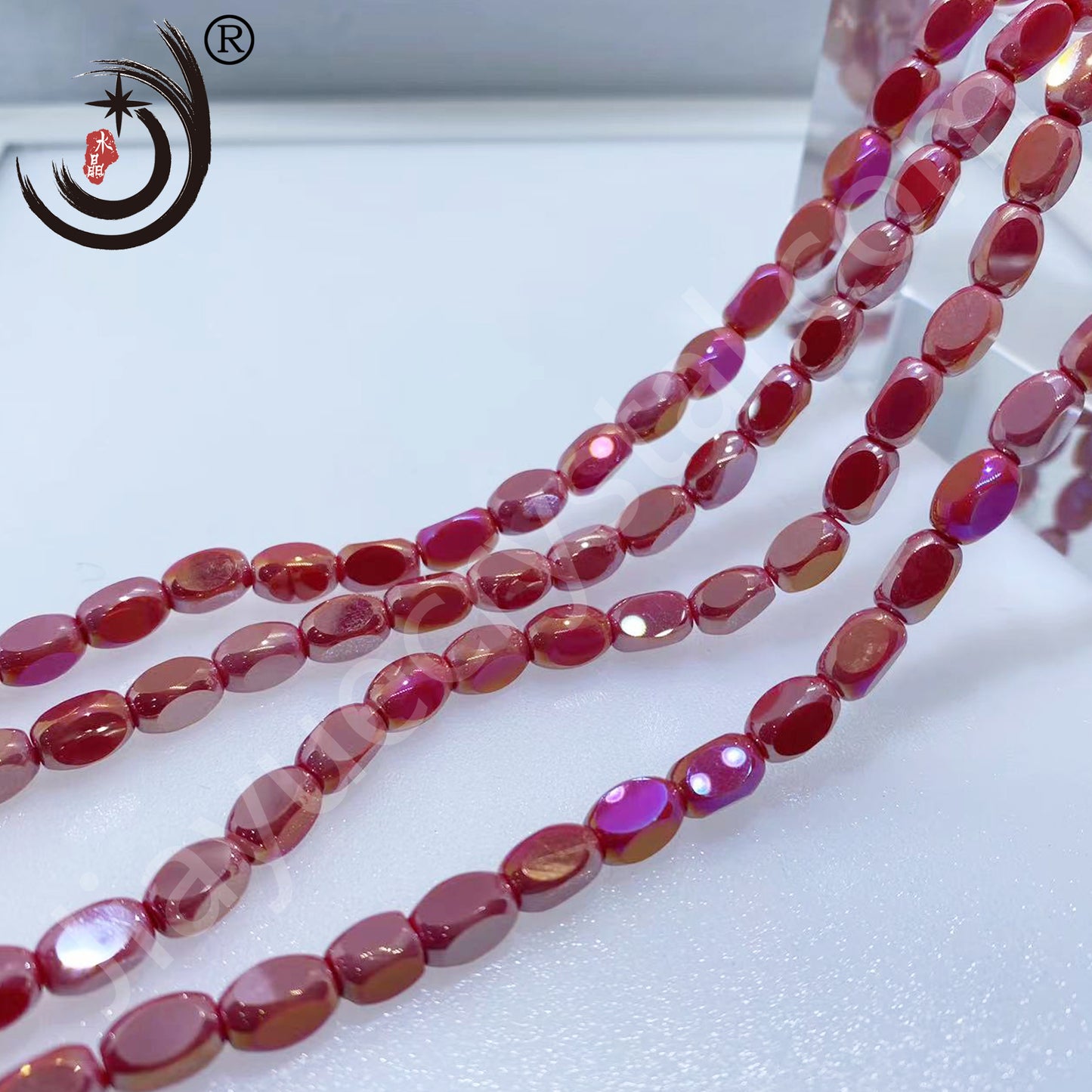 6X9MM Faceted Beads Glass Crystal Beads Wholesale For DIY Jewelry (19400)