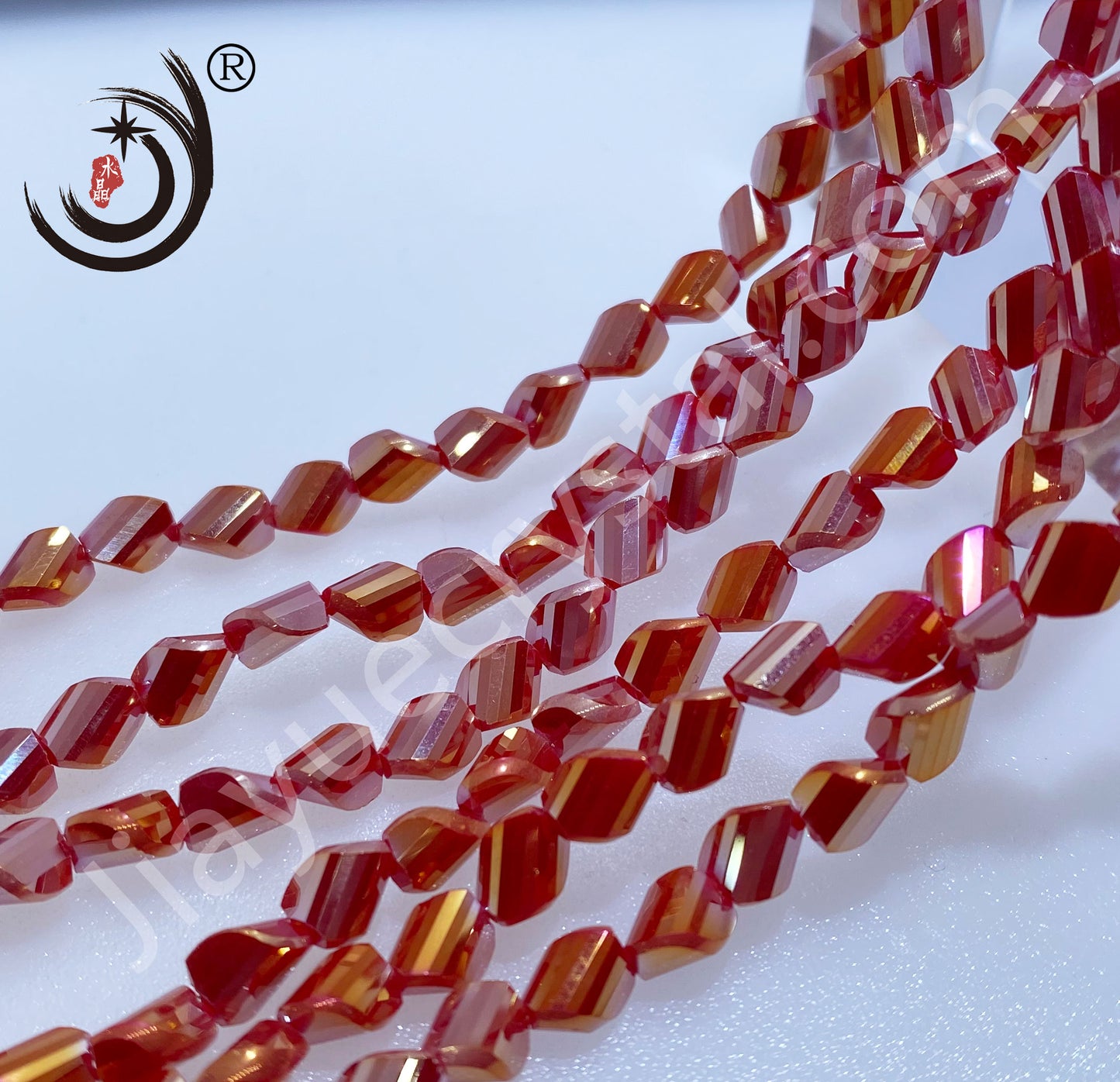 6X9MM Twist Beads Glass Crystal Beads Wholesale For DIY Jewelry ( 19600)