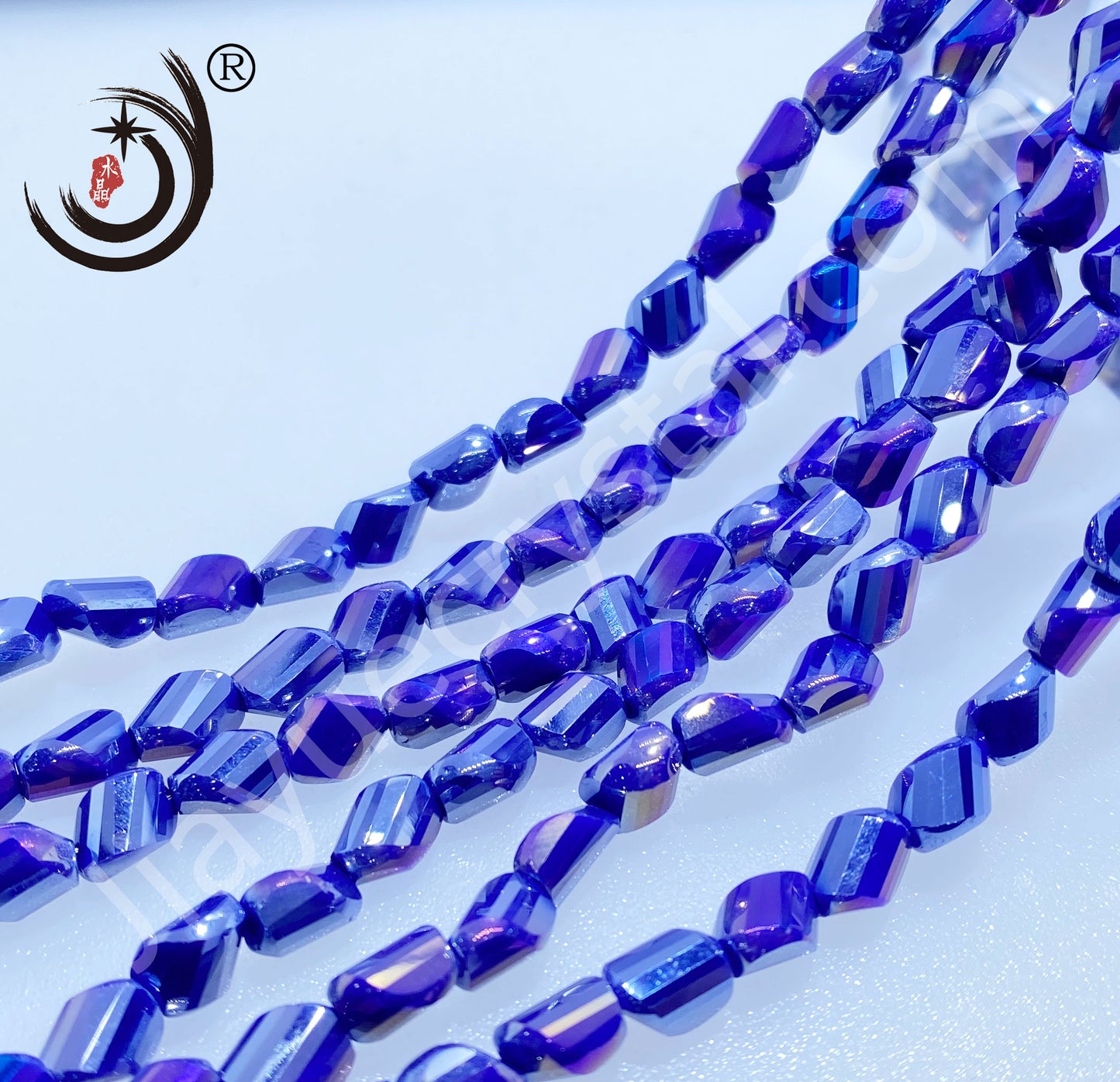 6X9MM Twist Beads Glass Crystal Beads Wholesale For DIY Jewelry ( 19600)