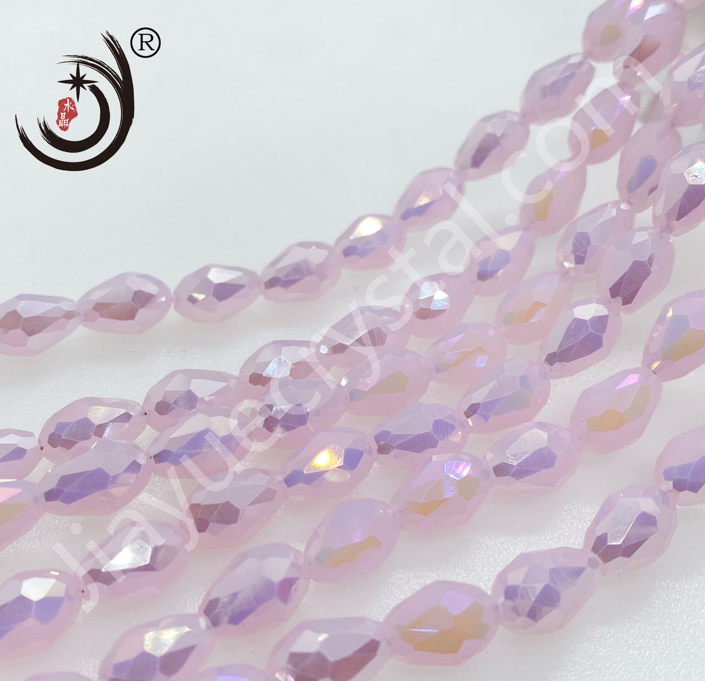 6MM/8MM Water Drop Crystal Glass Beads Whole Sale For DIY Jewelry (10050)