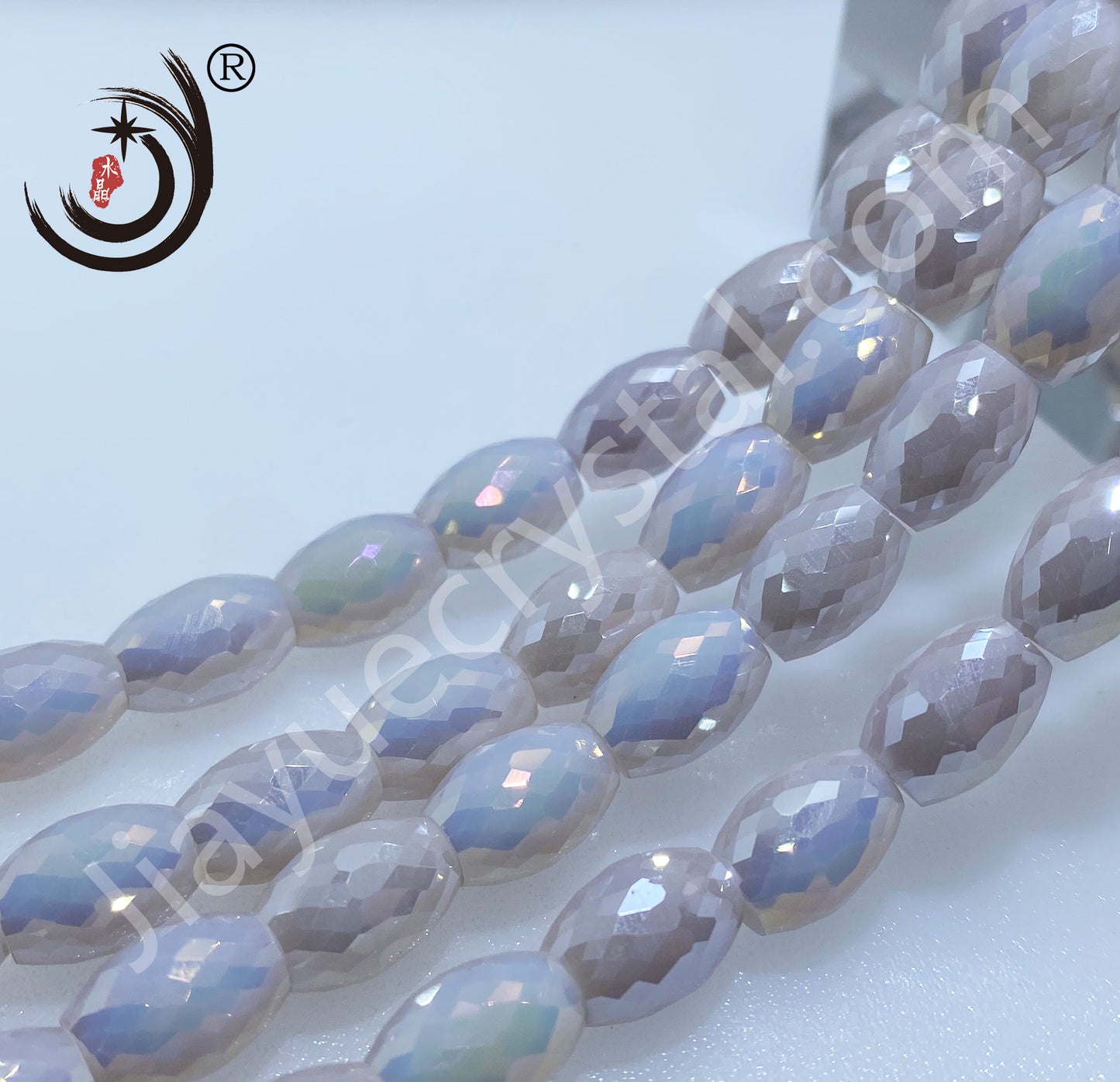 8MM Drum Beads Crystal Glass Beads Wholesale For DIY Jewelry (10108）