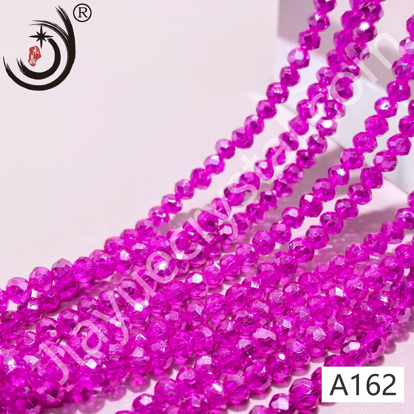 6MM Rondelle Beads Glass Crystal Beads Wholesale For DIY Jewelry (10005)