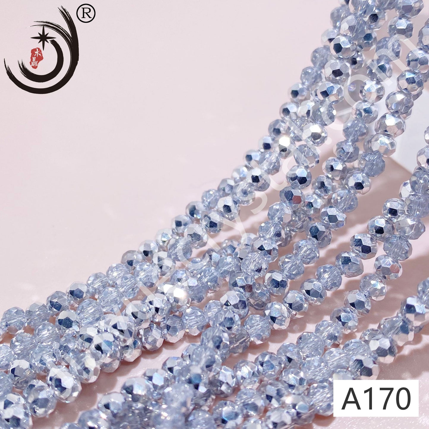 4MM Rondelle Beads Glass Crystal  Beads Wholesale For DIY Jewelry (10004)