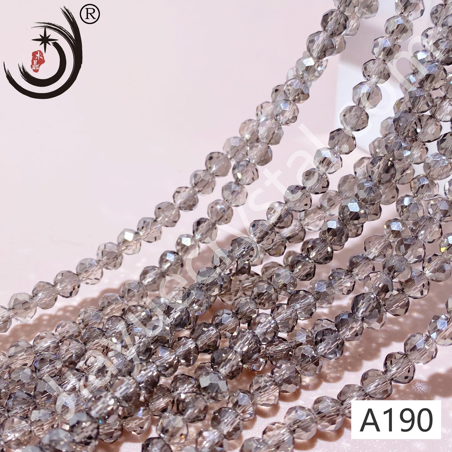 8MM Rondelle Beads Glass Crystal  Beads Wholesale For DIY Jewelry (10007)