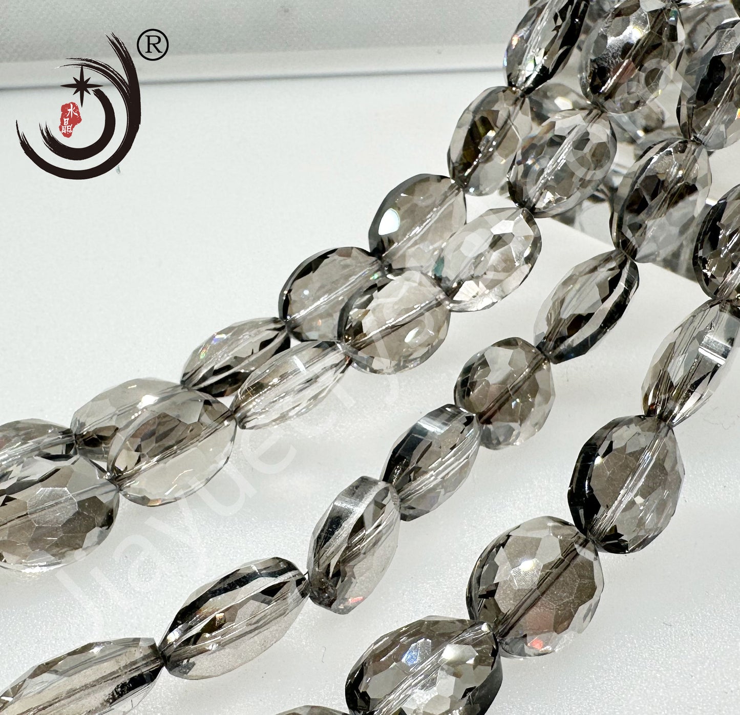 16X20MM Faceted Oval Crystal Glass Beads Whole Sale For DIY Jewelry (50063)