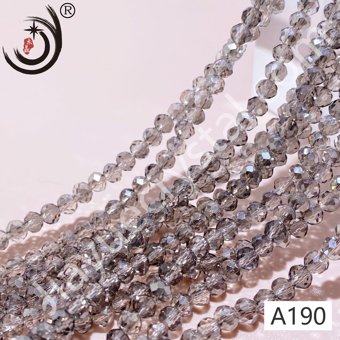 6MM Rondelle Beads Glass Crystal Beads Wholesale For DIY Jewelry (10005)