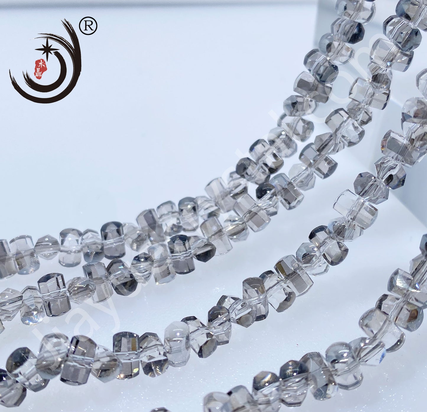 6MM Bone Beads Glass Crystal Beads Wholesale For DIY Jewelry (10019)