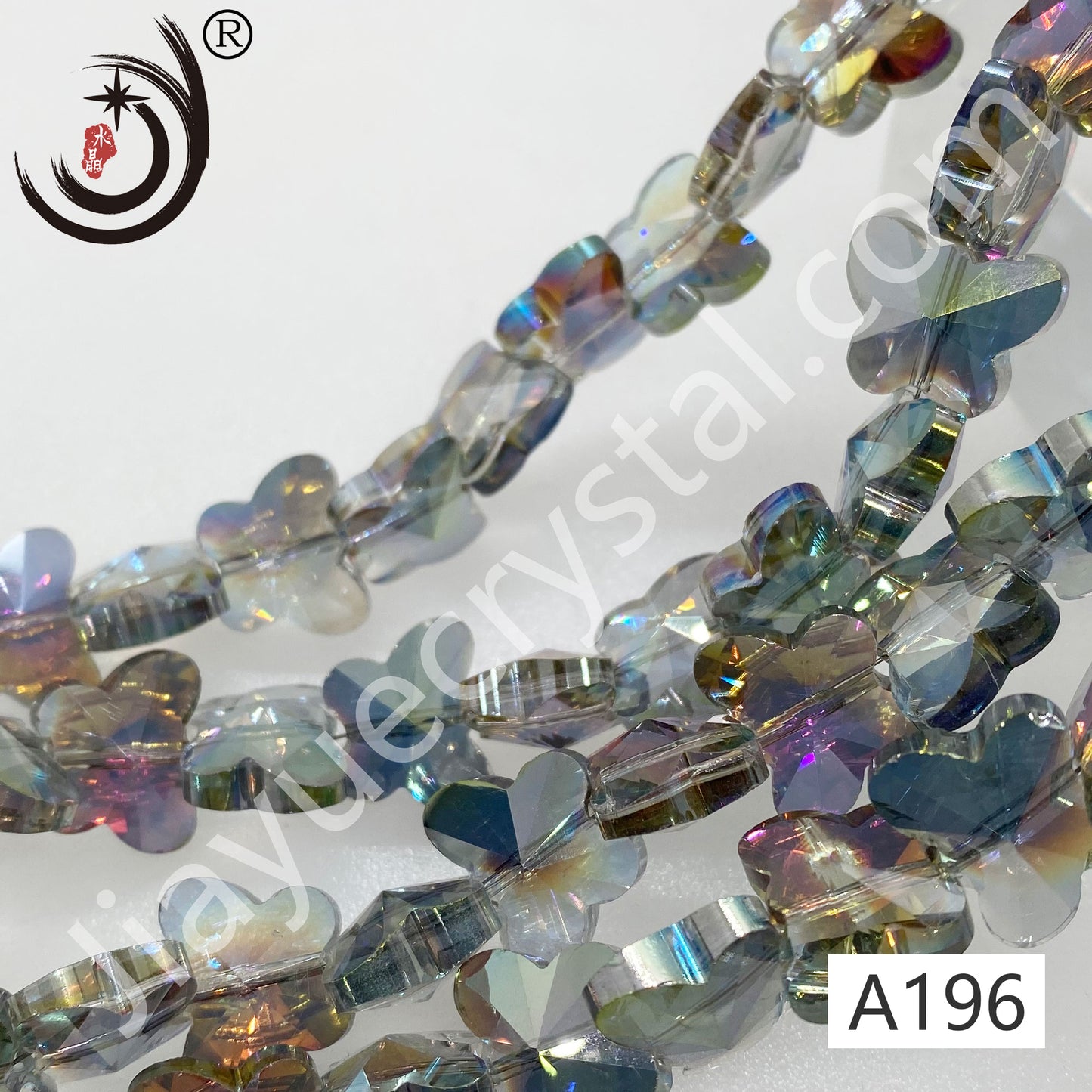 10MM/14MM Butterfly Beads Glass Crystal Beads Wholesale For DIY Jewelry(50034)