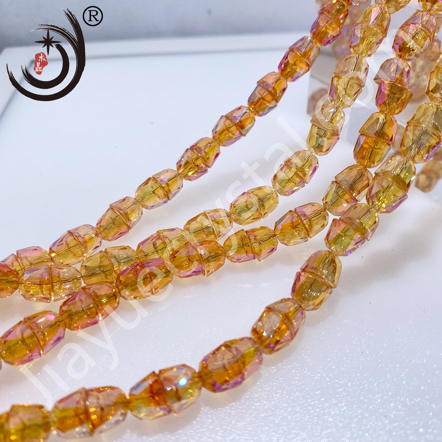 8MM Bell Beads Glass Crystal Beads Wholesale For DIY Jewelry （20001）