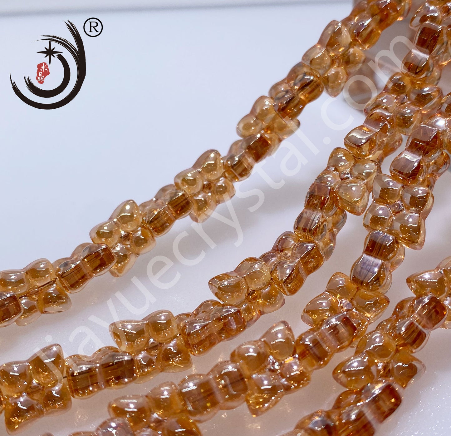 12MM Four Leaf Clover Crystal Glass Beads Whole Sale For DIY Jewelry (16000)