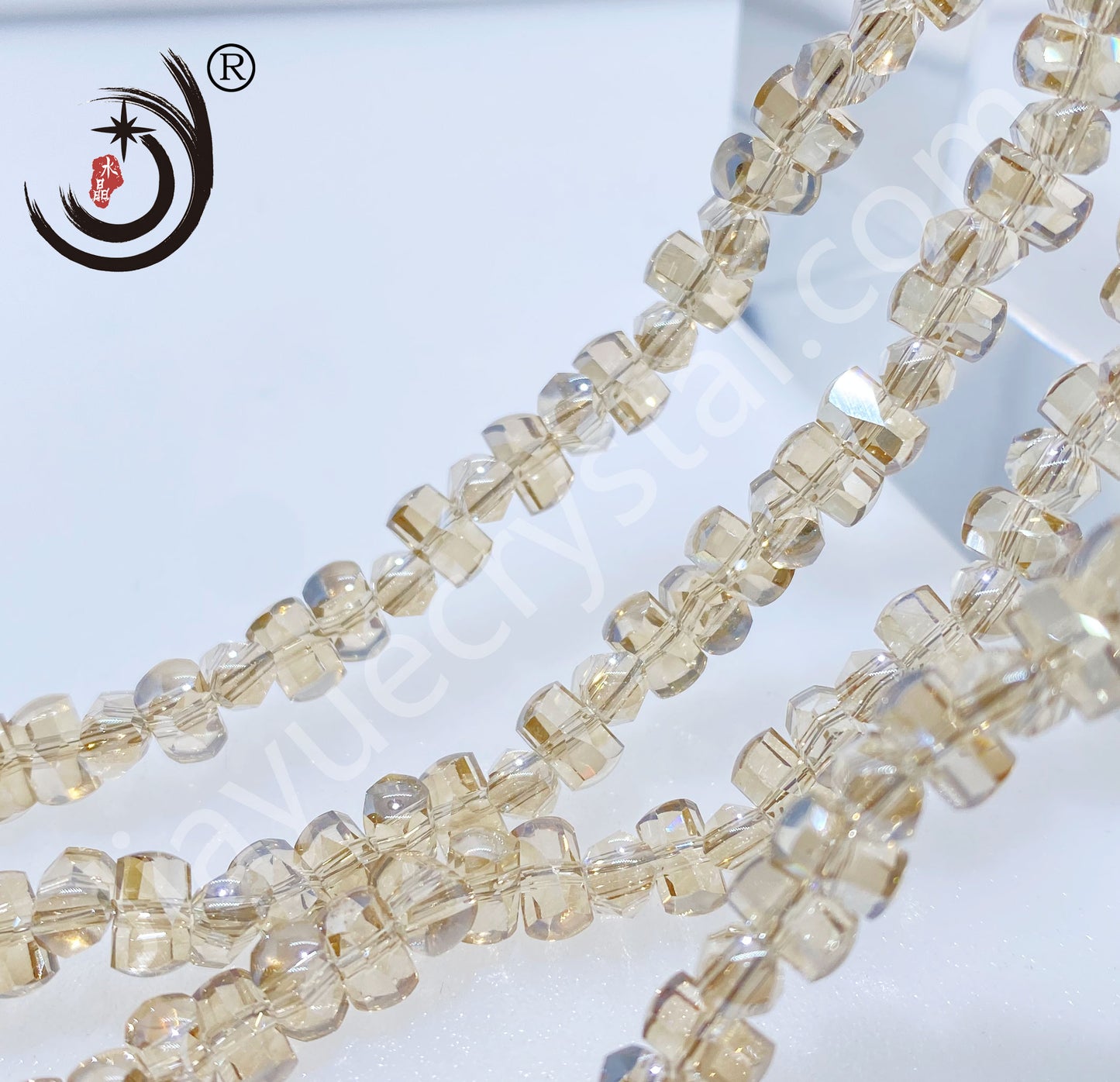 6MM Bone Beads Glass Crystal Beads Wholesale For DIY Jewelry (10019)