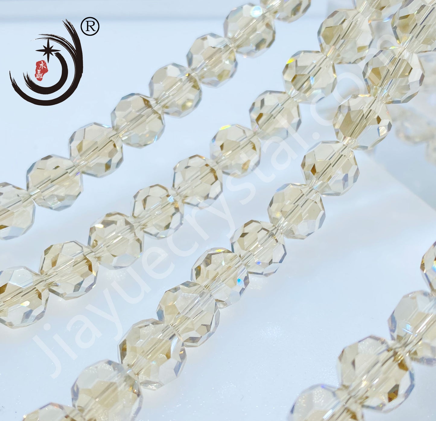 8MM Football Shape Crystal Glass Beads Wholesale For DIY Jewelry (10079)