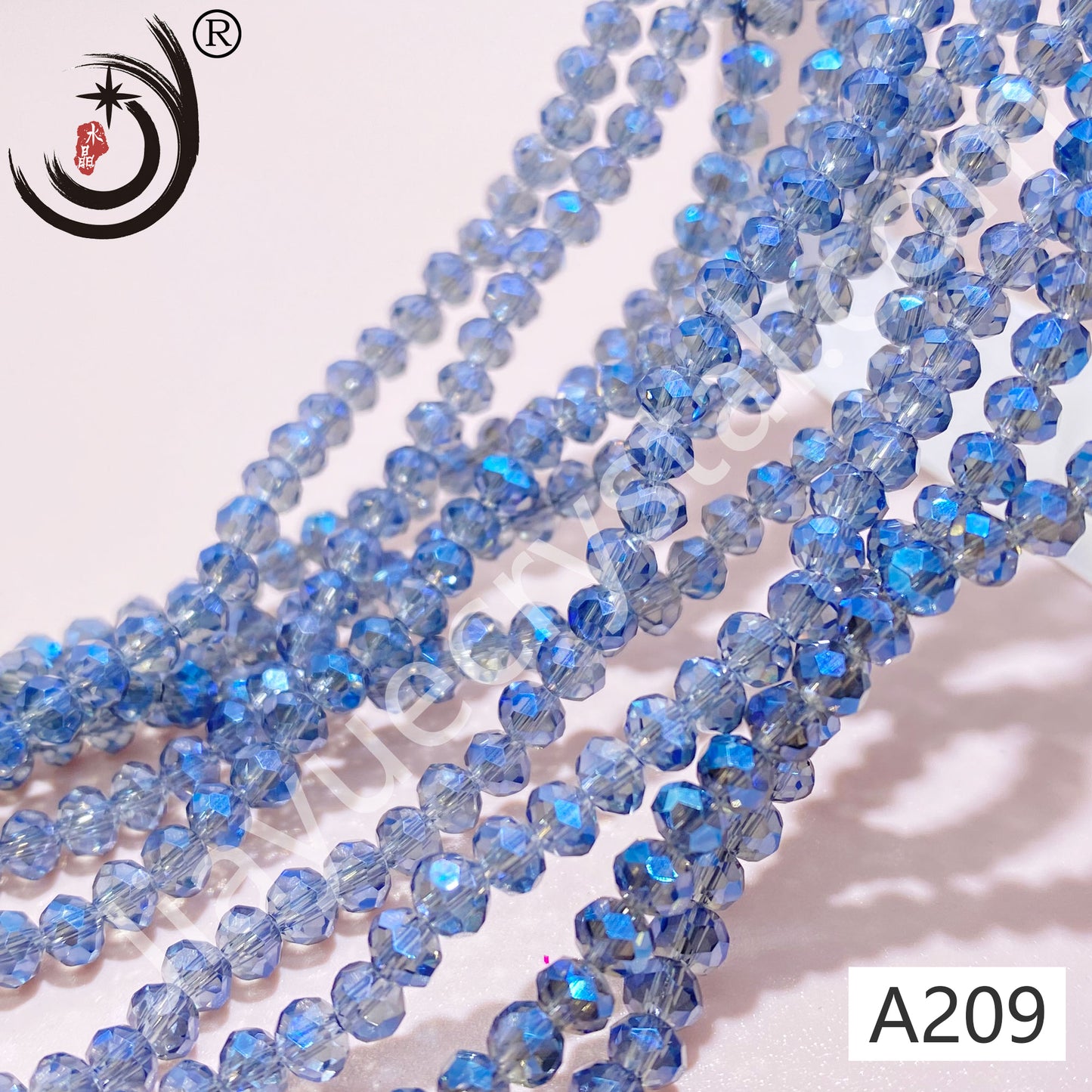 1MM Rondelle Beads Glass Crystal  Beads Wholesale For DIY Jewelry (10001)